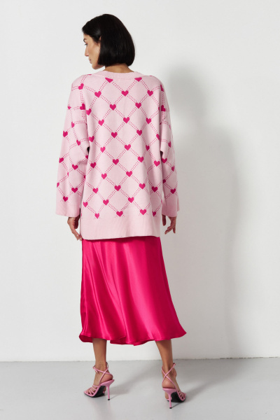 Кардиган heart breaker (розовый)